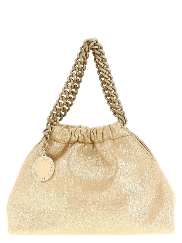 Falabella Mini Drawstring Crossbody Bags Gold sold by Wanan Luxury
