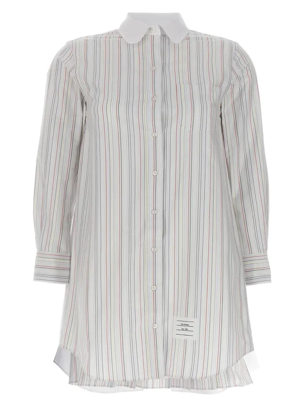Striped Shirt Dress Dresses Multicolor sold by Wanan Luxury
