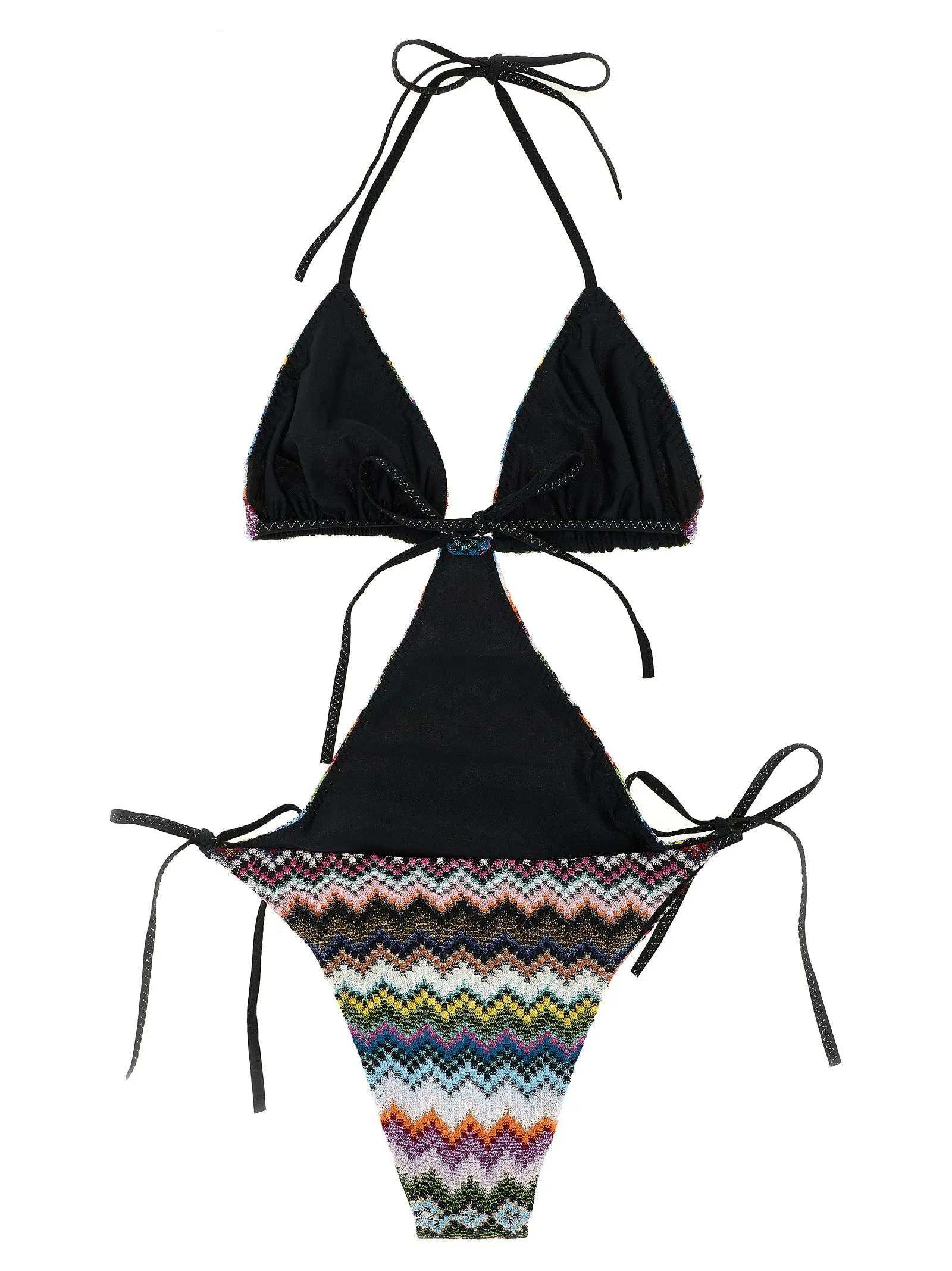 Zigzag Pattern Bikini Beachwear Multicolor sold by Wanan Luxury product image thumbnail 2