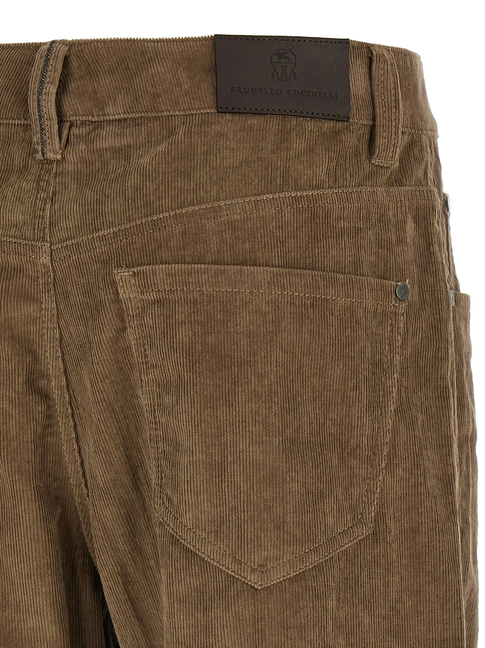 Corduroy Pants Beige sold by Wanan Luxury product image thumbnail 4
