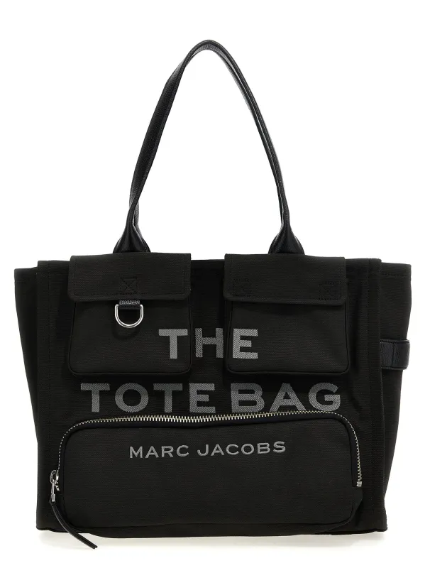 The Cargo Canvas Large Tote Tote Bag Black sold by Wanan Luxury