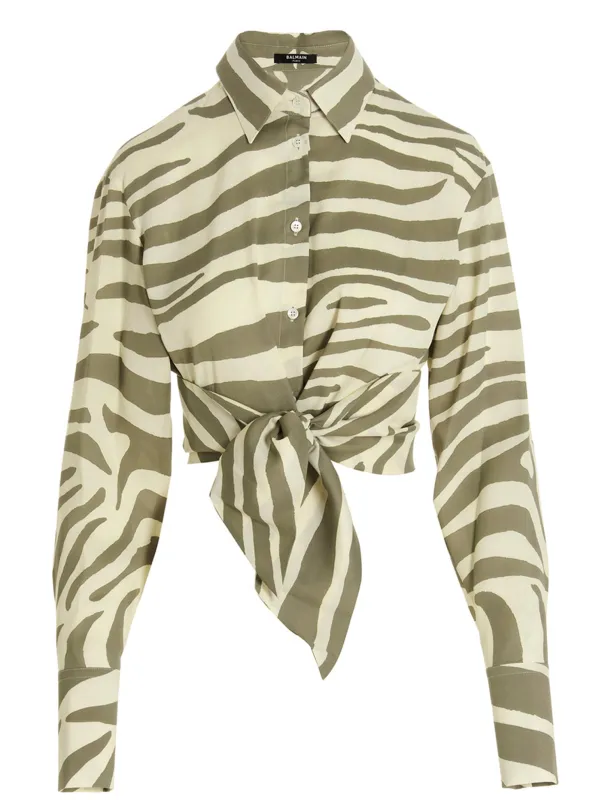 Zebra Shirt Shirt And Blouse Multicolor sold by Wanan Luxury