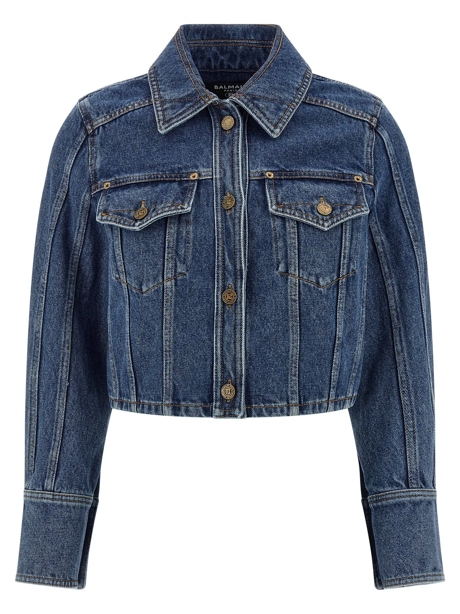 Denim Jacket Puffer Jackets Blue sold by Wanan Luxury