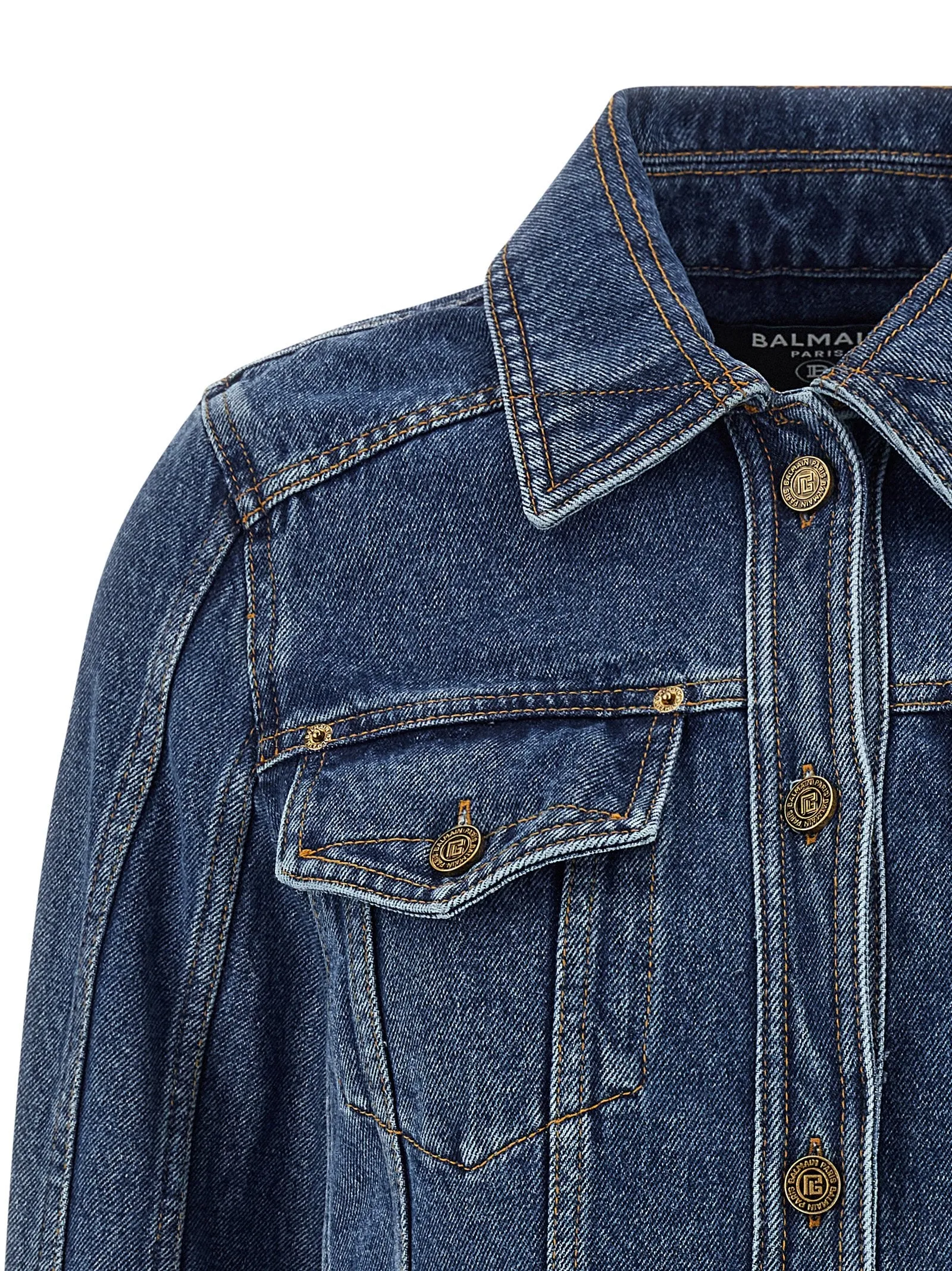 Denim Jacket Puffer Jackets Blue sold by Wanan Luxury product image thumbnail 3