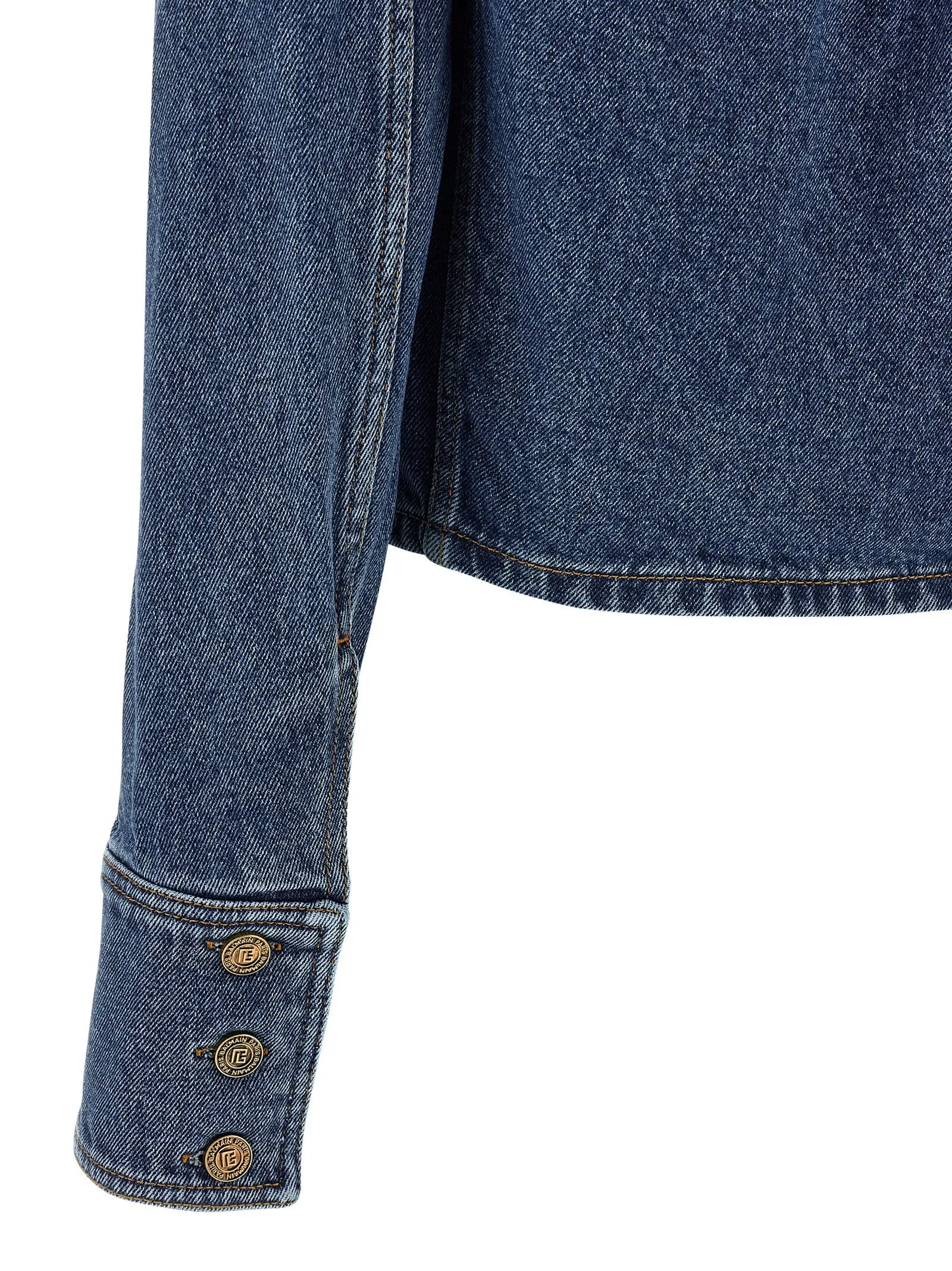 Denim Jacket Puffer Jackets Blue sold by Wanan Luxury product image thumbnail 4