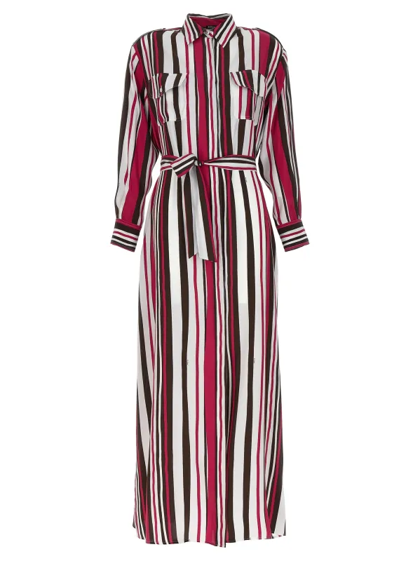 Striped Shirt Dress Dresses Multicolor sold by Wanan Luxury