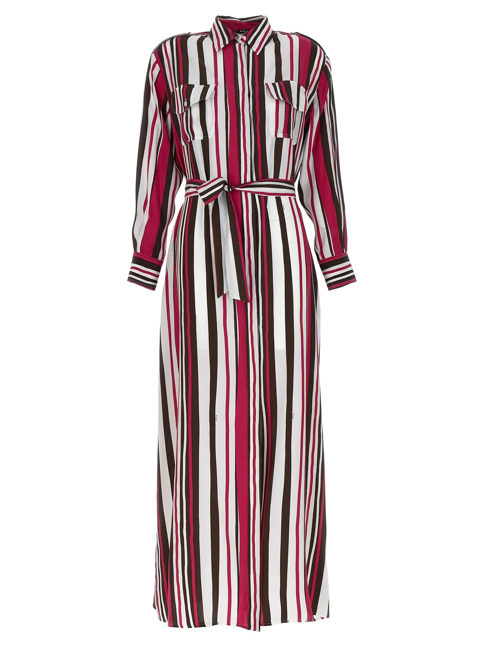 Striped Shirt Dress Dresses Multicolor sold by Wanan Luxury