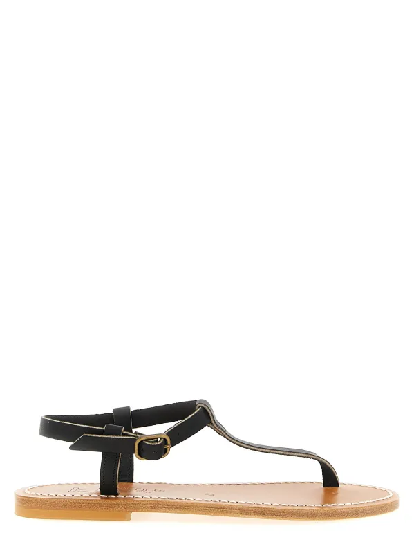 Petrone Sandals Black sold by Wanan Luxury