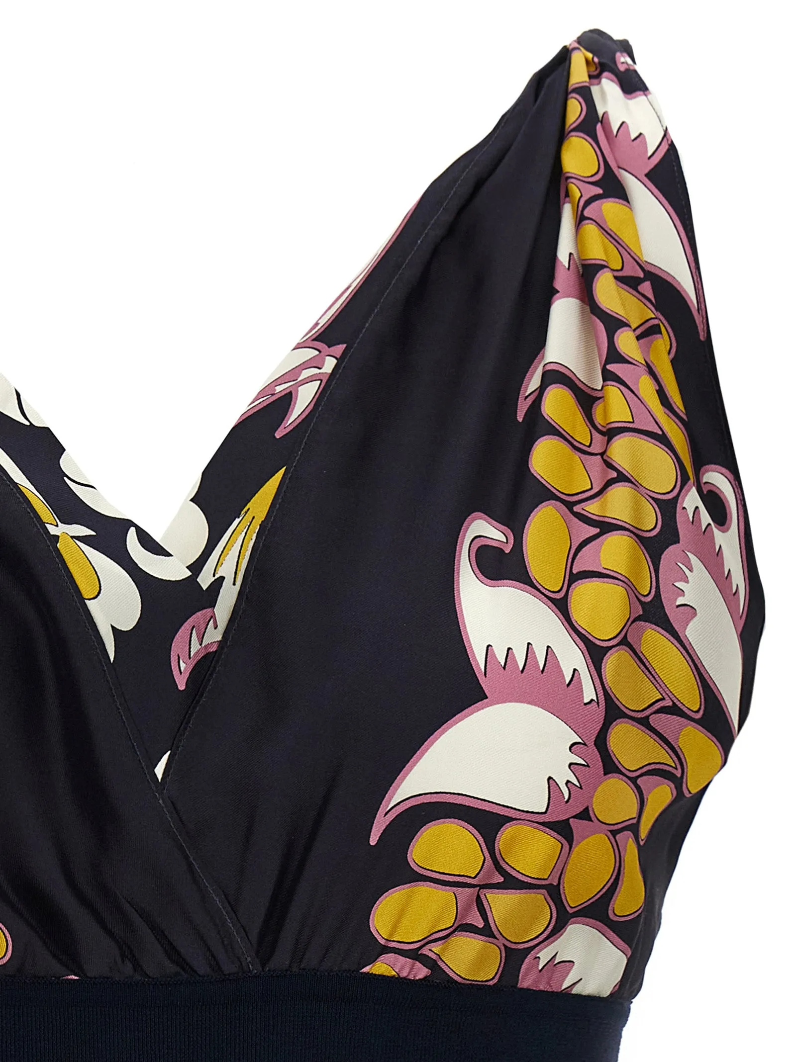 Printed Silk Top Tops Black sold by Wanan Luxury product image thumbnail 3