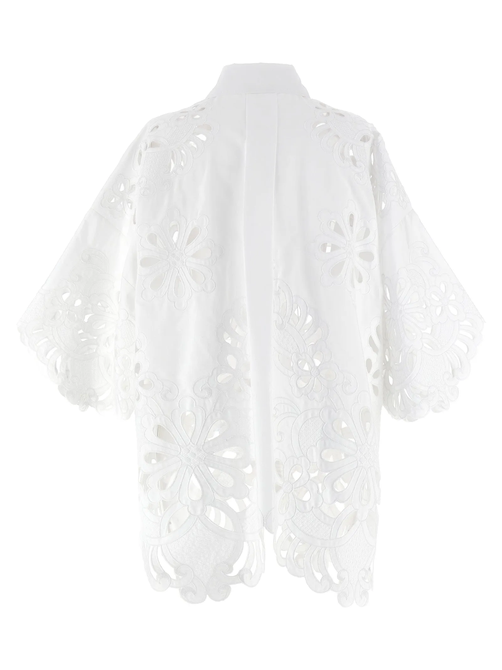 Cut-Out Embroidery Shirt Shirt And Blouse White sold by Wanan Luxury product image thumbnail 2