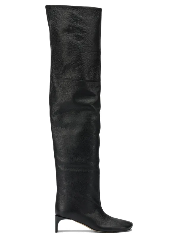 Over-The-Knee 45mm Boots Black sold by Wanan Luxury