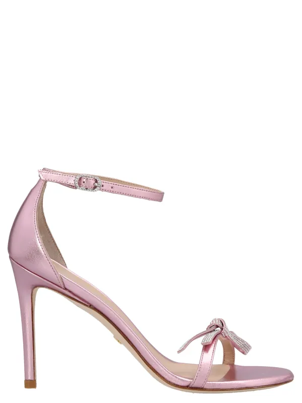 Nudist Sandals Pink made by Stuart Weitzman