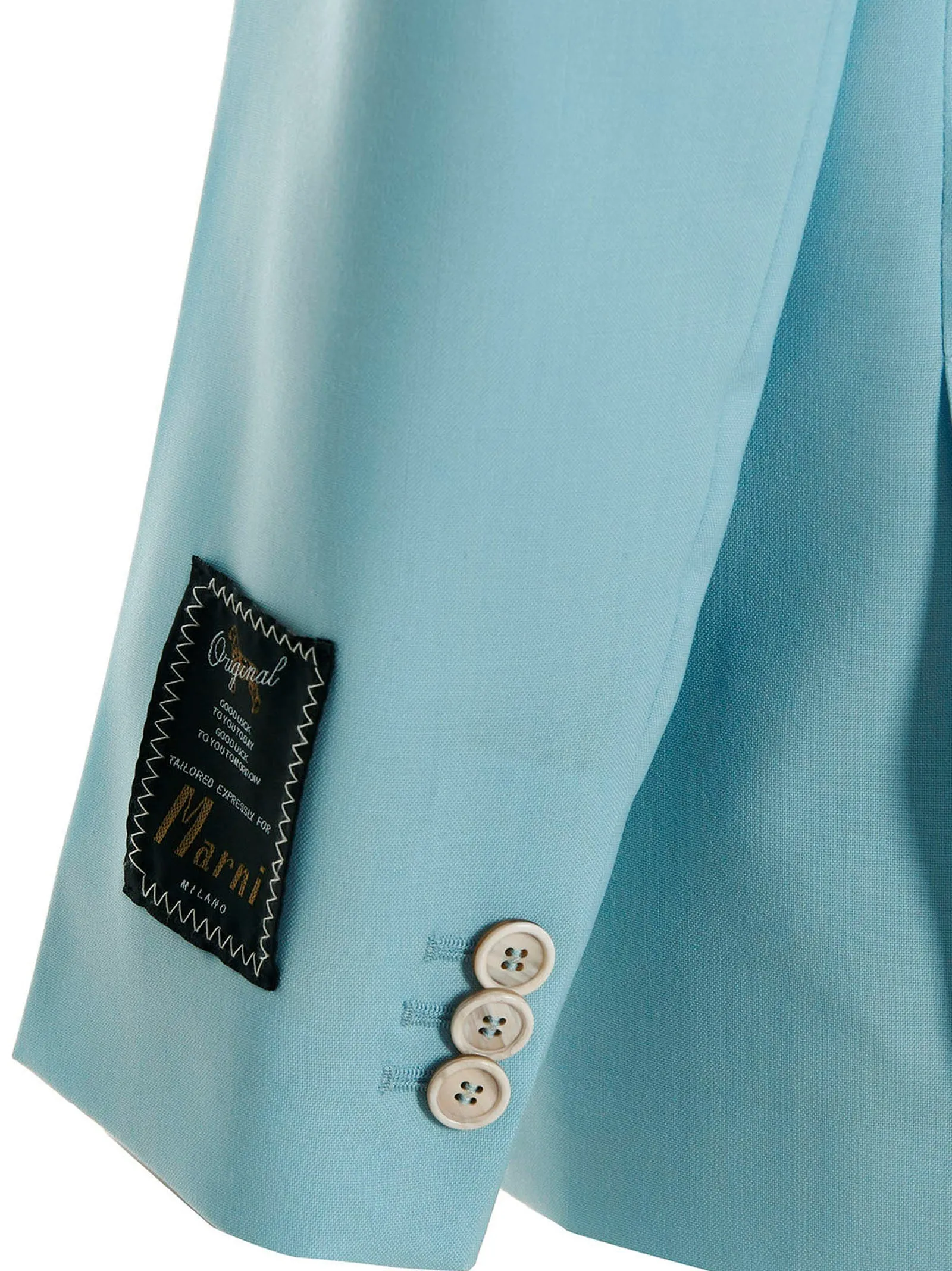 Single-Breasted Blazer Jacket Blazers Light Blue sold by Wanan Luxury product image thumbnail 4