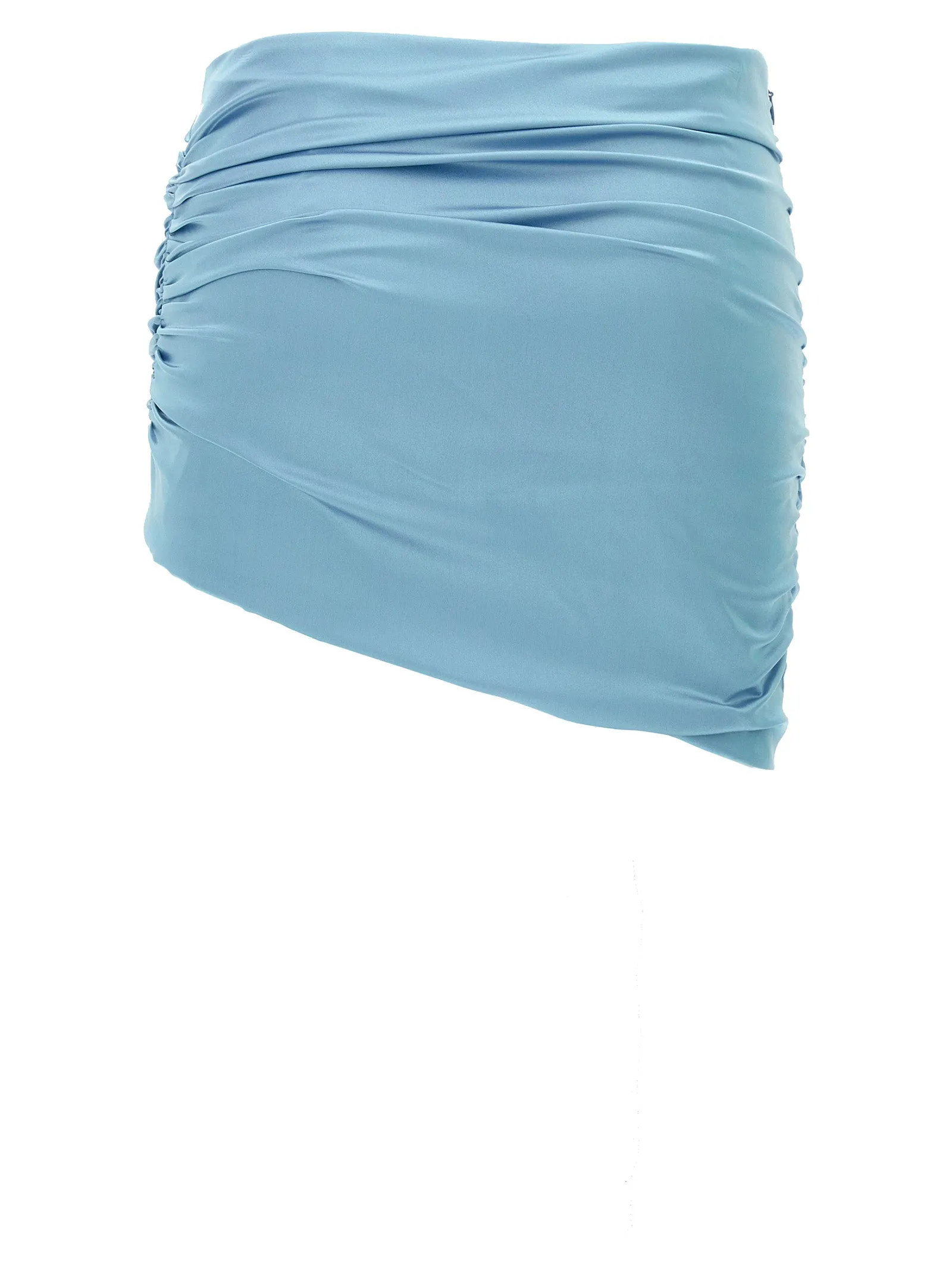 Satin Mini Skirt Skirts Light Blue sold by Wanan Luxury product image thumbnail 2