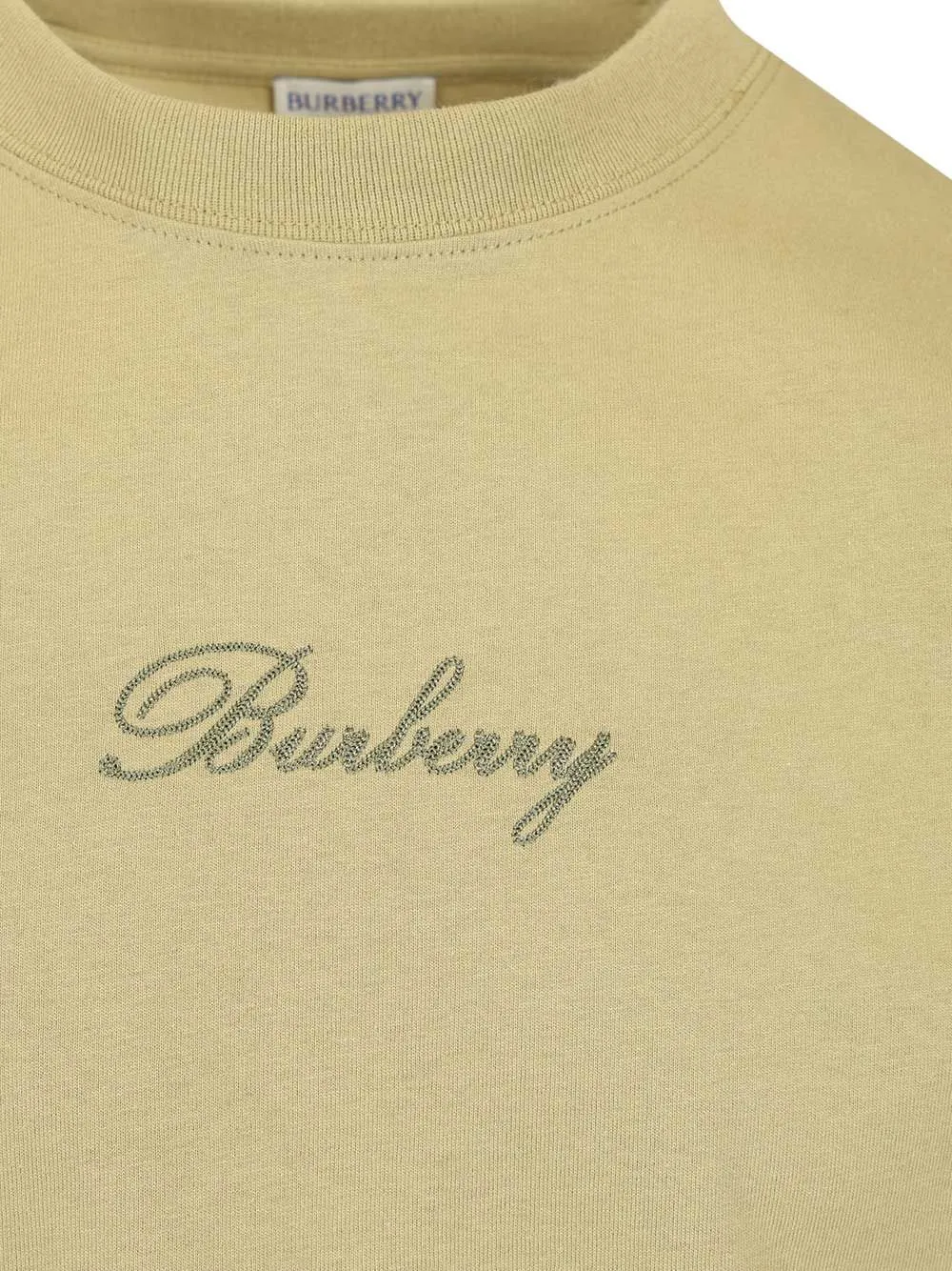 With Embroidered Burberry Logo T-Shirt Green sold by Wanan Luxury product image thumbnail 3