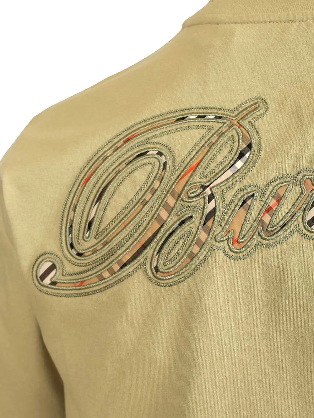 With Embroidered Burberry Logo T-Shirt Green sold by Wanan Luxury product image thumbnail 4