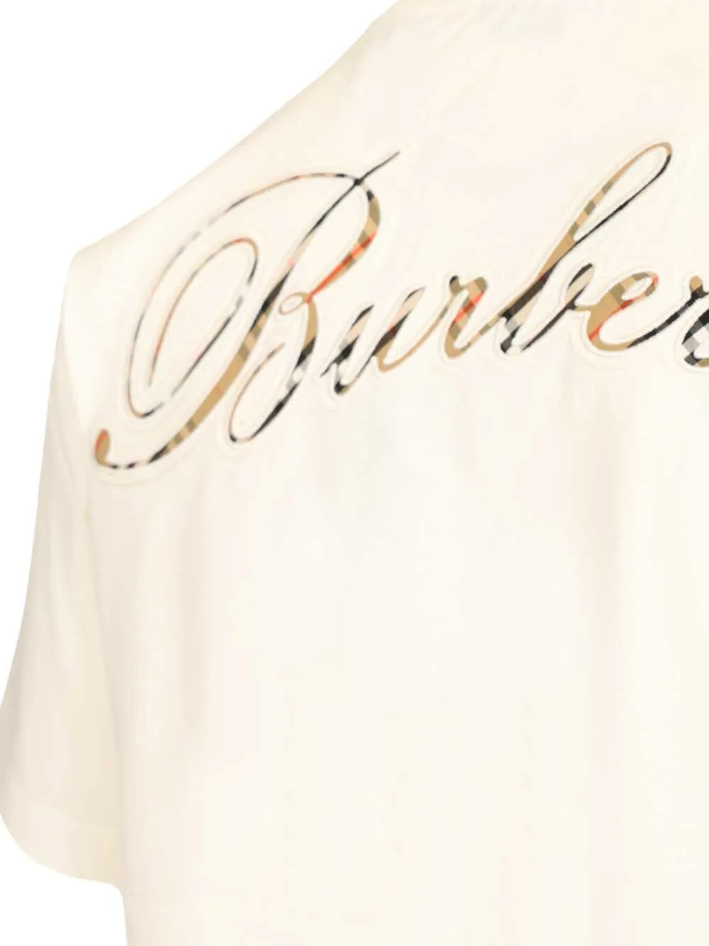 With Embroidered Burberry Logo T-Shirt White sold by Wanan Luxury product image thumbnail 3