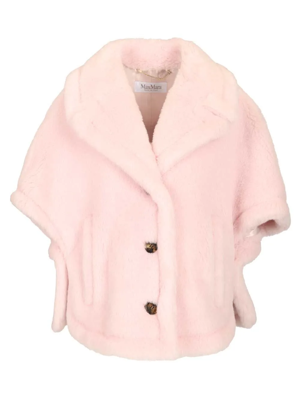 Teddy Cape Coats Rose sold by Wanan Luxury