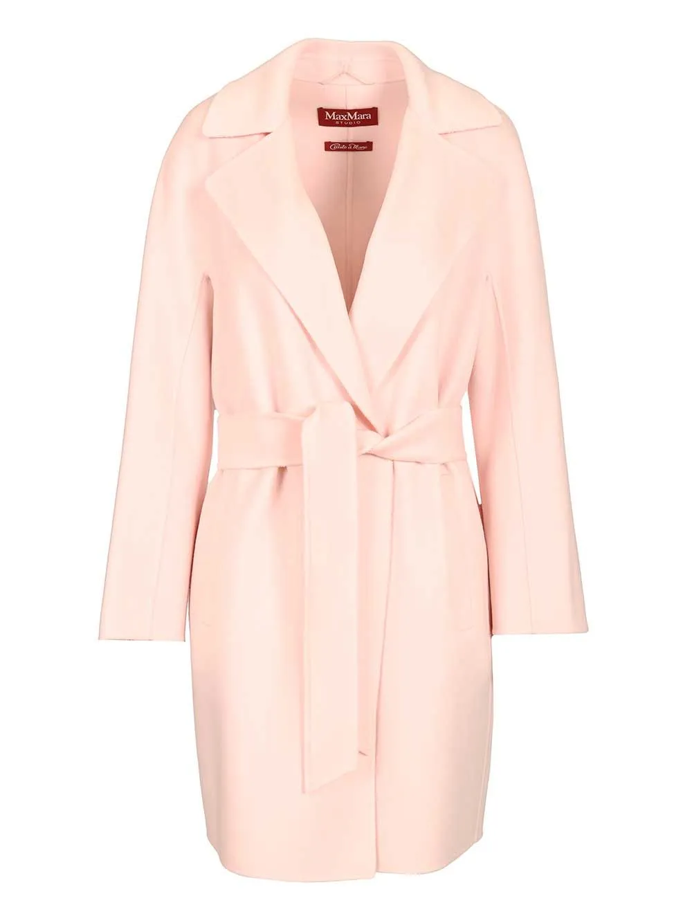 Wool And Cashmere Coat Coats Rose sold by Wanan Luxury
