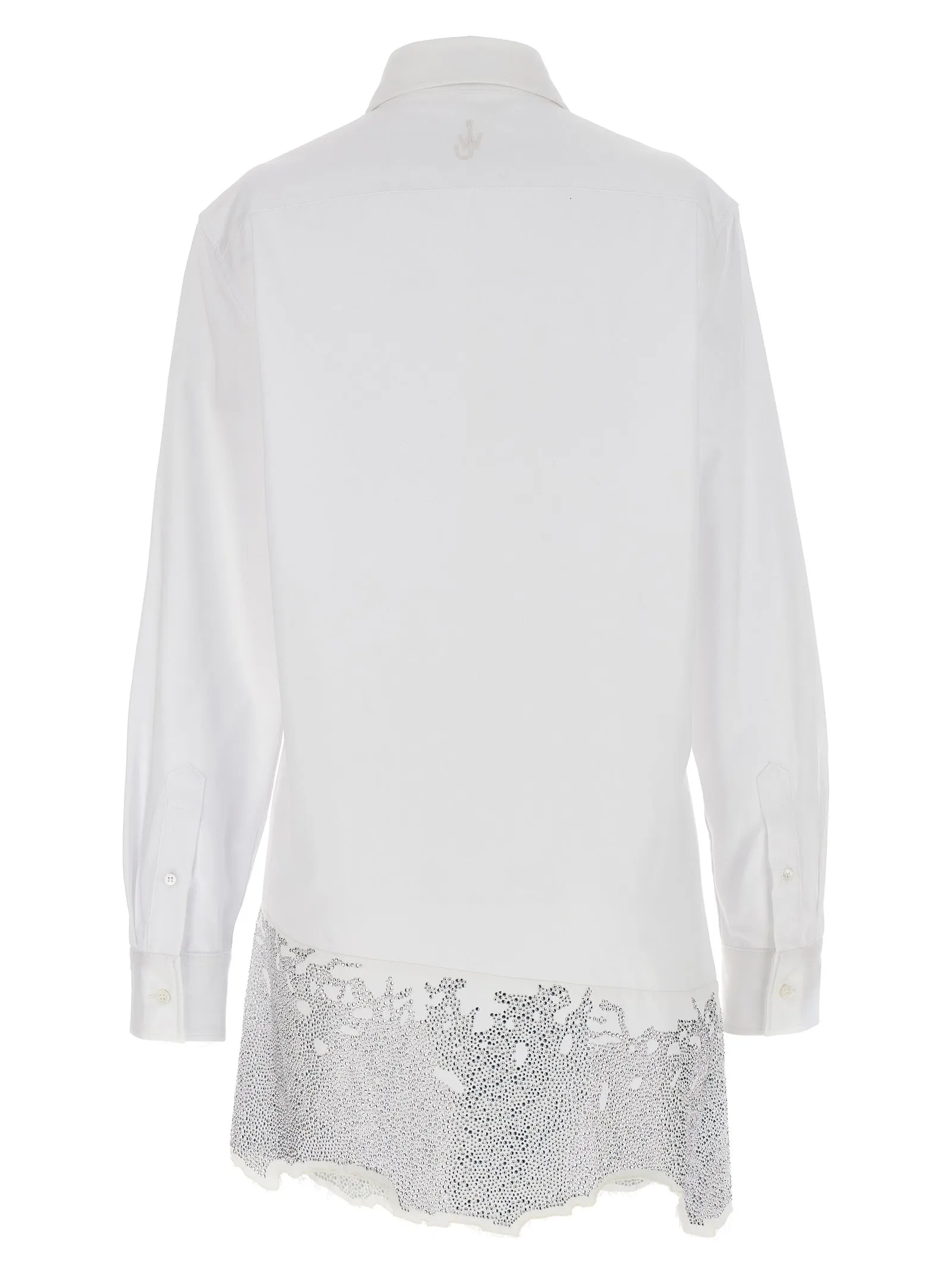 Rhinestone Shirt Dress Dresses White sold by Wanan Luxury product image thumbnail 2