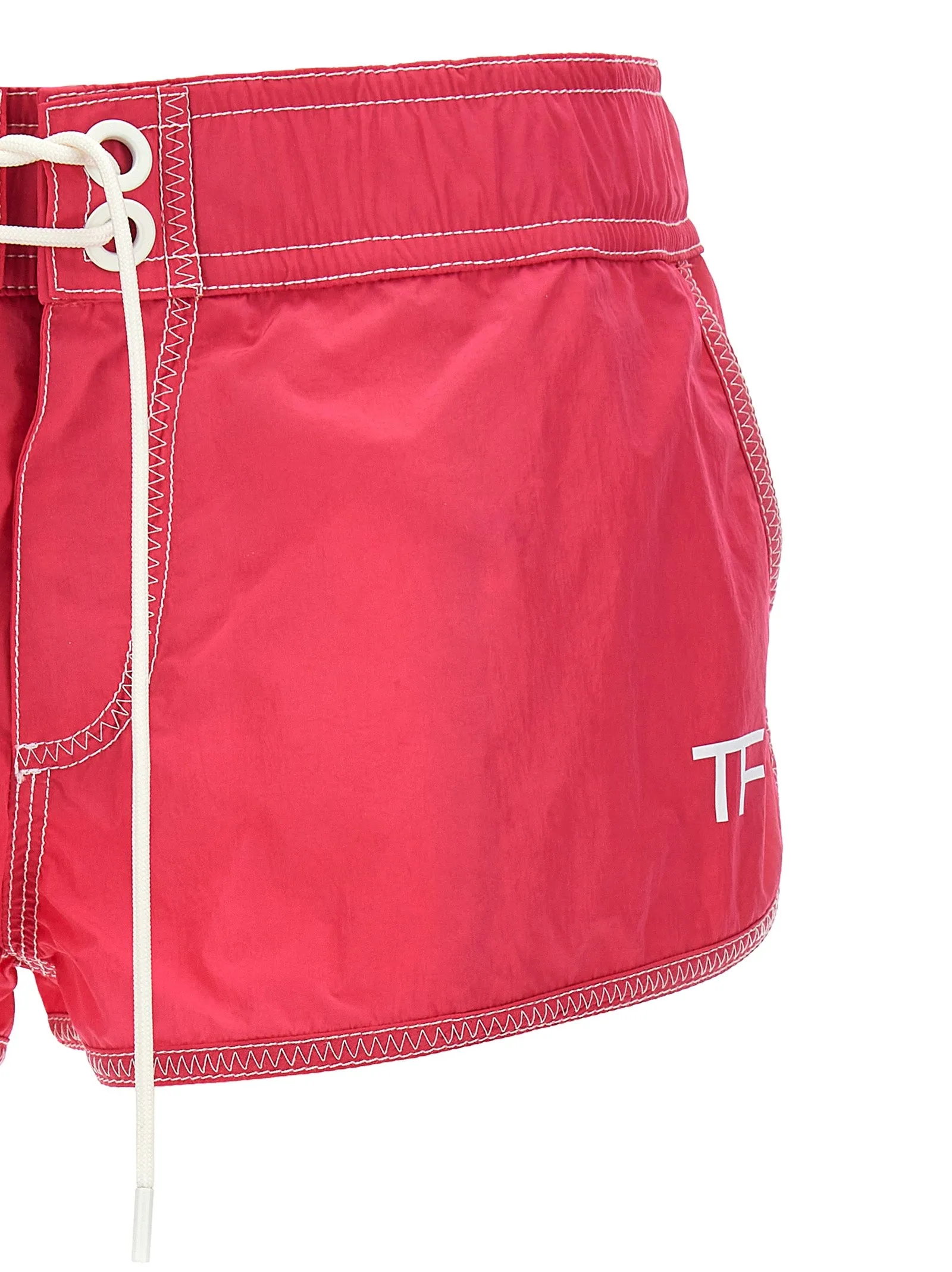 Logo Nylon Shorts Bermuda And Short Fuchsia sold by Wanan Luxury product image thumbnail 3