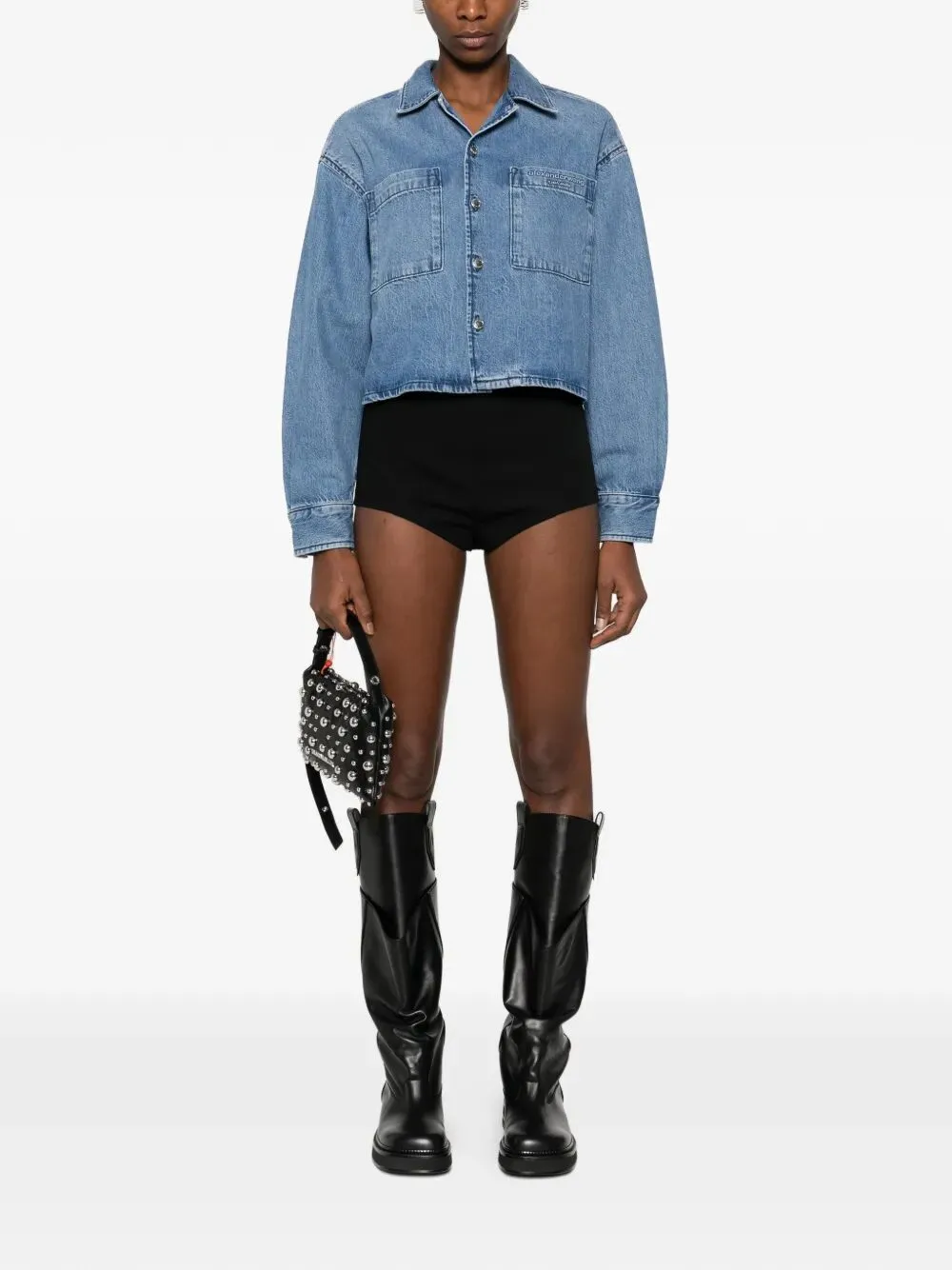 Cropped Shirt sold by Wanan Luxury product image thumbnail 4