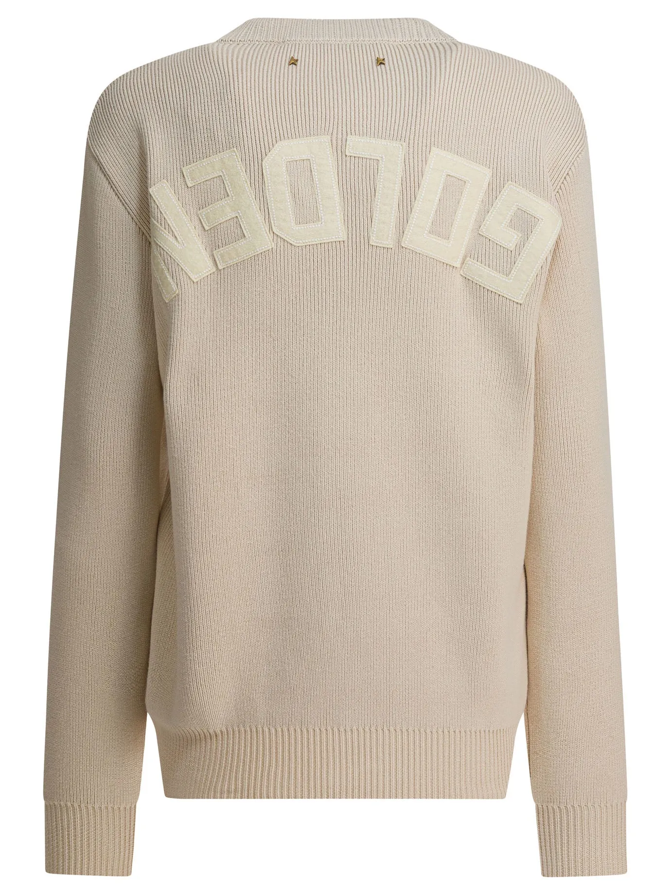 Crew-Neck Sweater With Logo Knitwear Beige sold by Wanan Luxury product image thumbnail 2