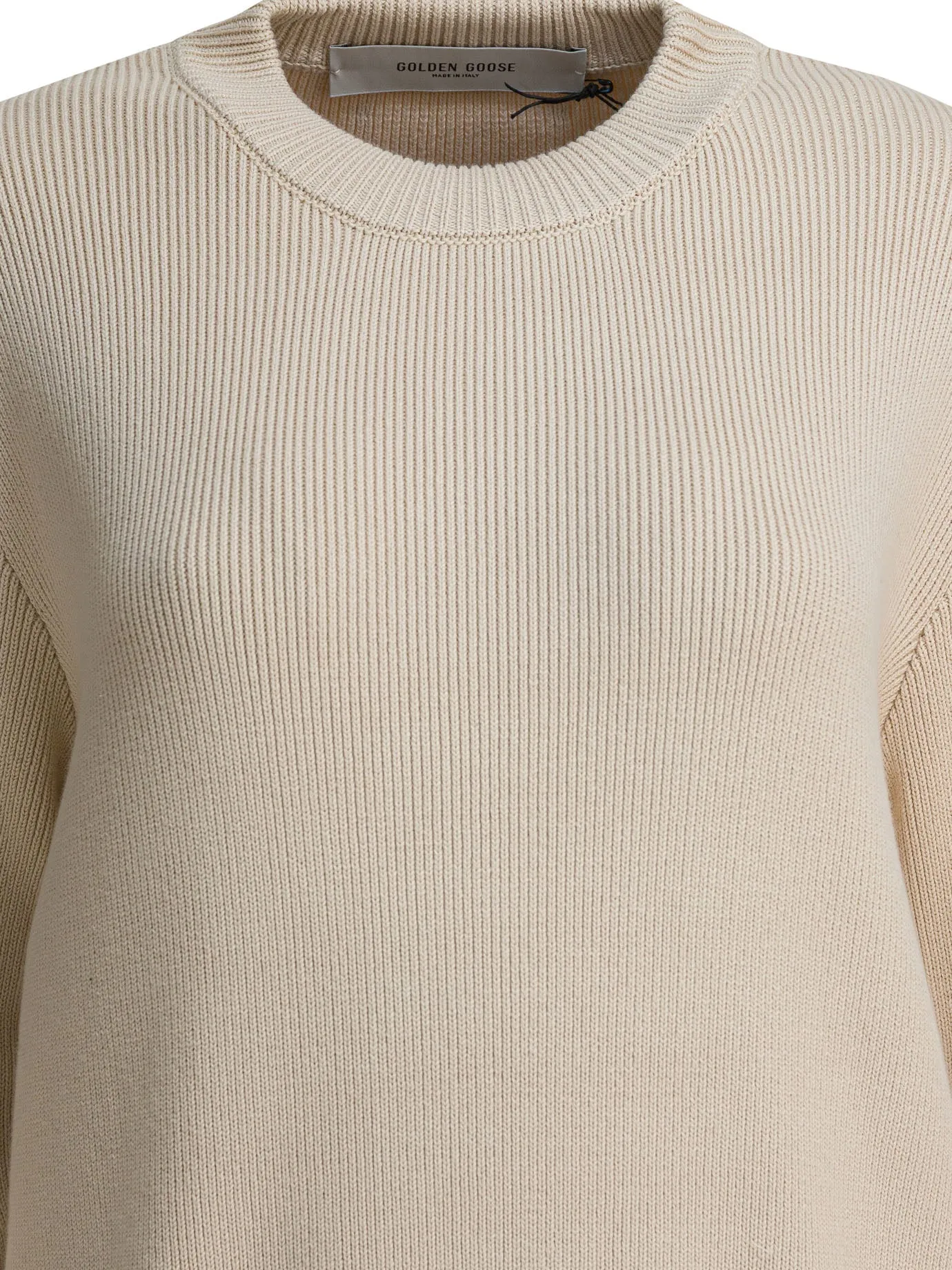 Crew-Neck Sweater With Logo Knitwear Beige sold by Wanan Luxury product image thumbnail 3