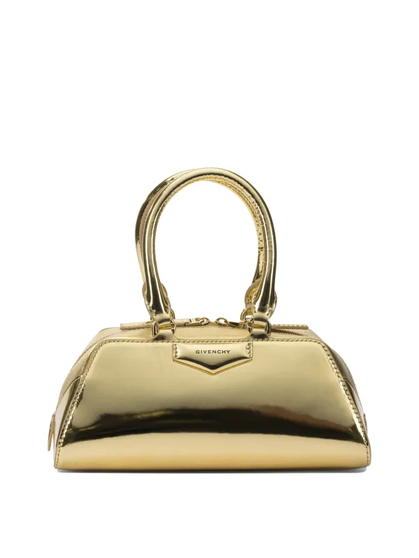 Antigona East-West Handbags Gold sold by Wanan Luxury