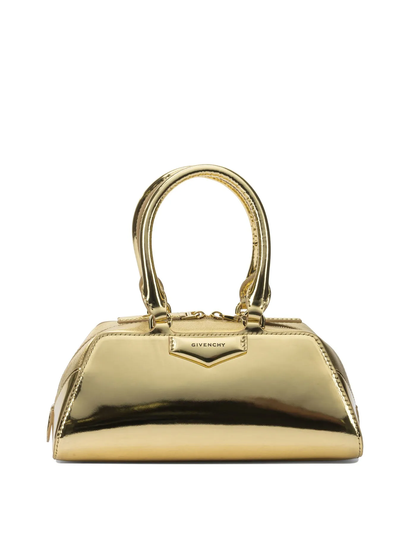 Antigona East-West Handbags Gold sold by Wanan Luxury