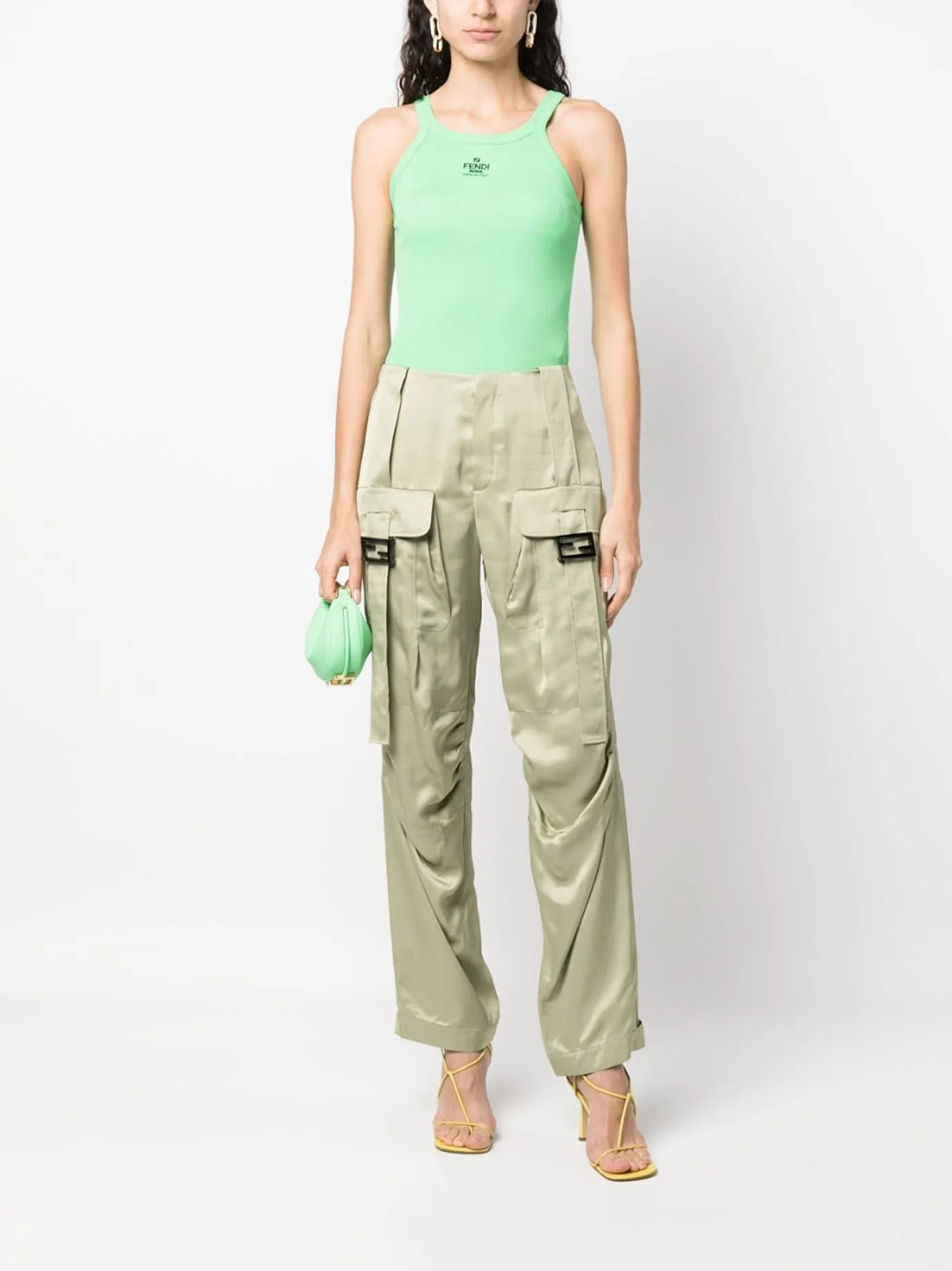 Trousers Green sold by Wanan Luxury product image thumbnail 2