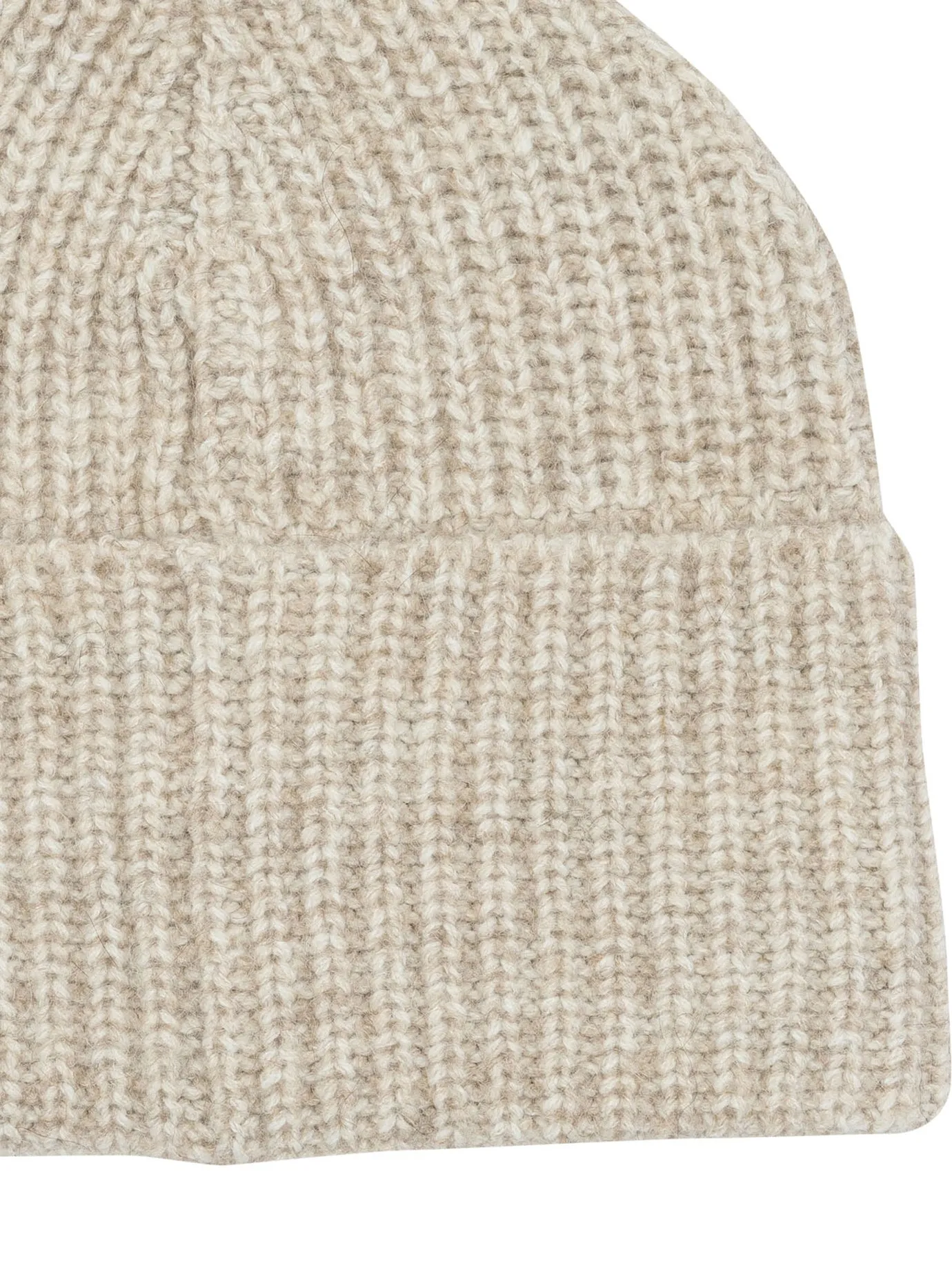 Wool, Alpaca And Cashmere Beanie Hats Beige sold by Wanan Luxury product image thumbnail 3