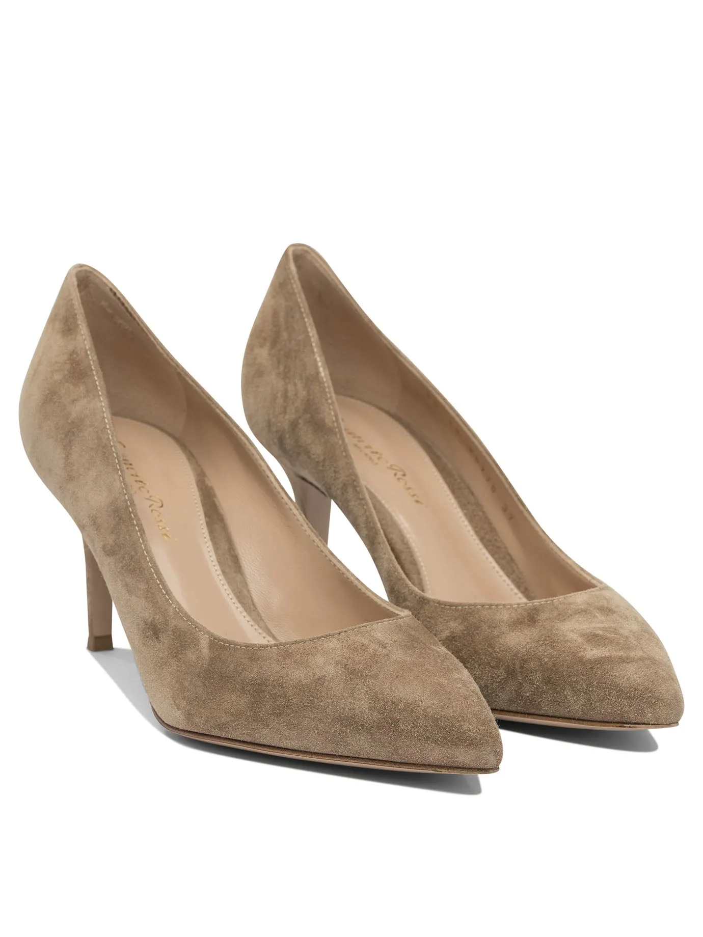 Gianvito 70 Mm Heeled Shoes Beige sold by Wanan Luxury product image thumbnail 2
