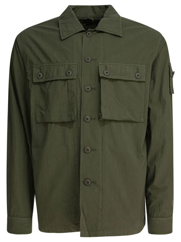 Mil Sht-Jac Jackets And Coats Green made by BEAMS PLUS