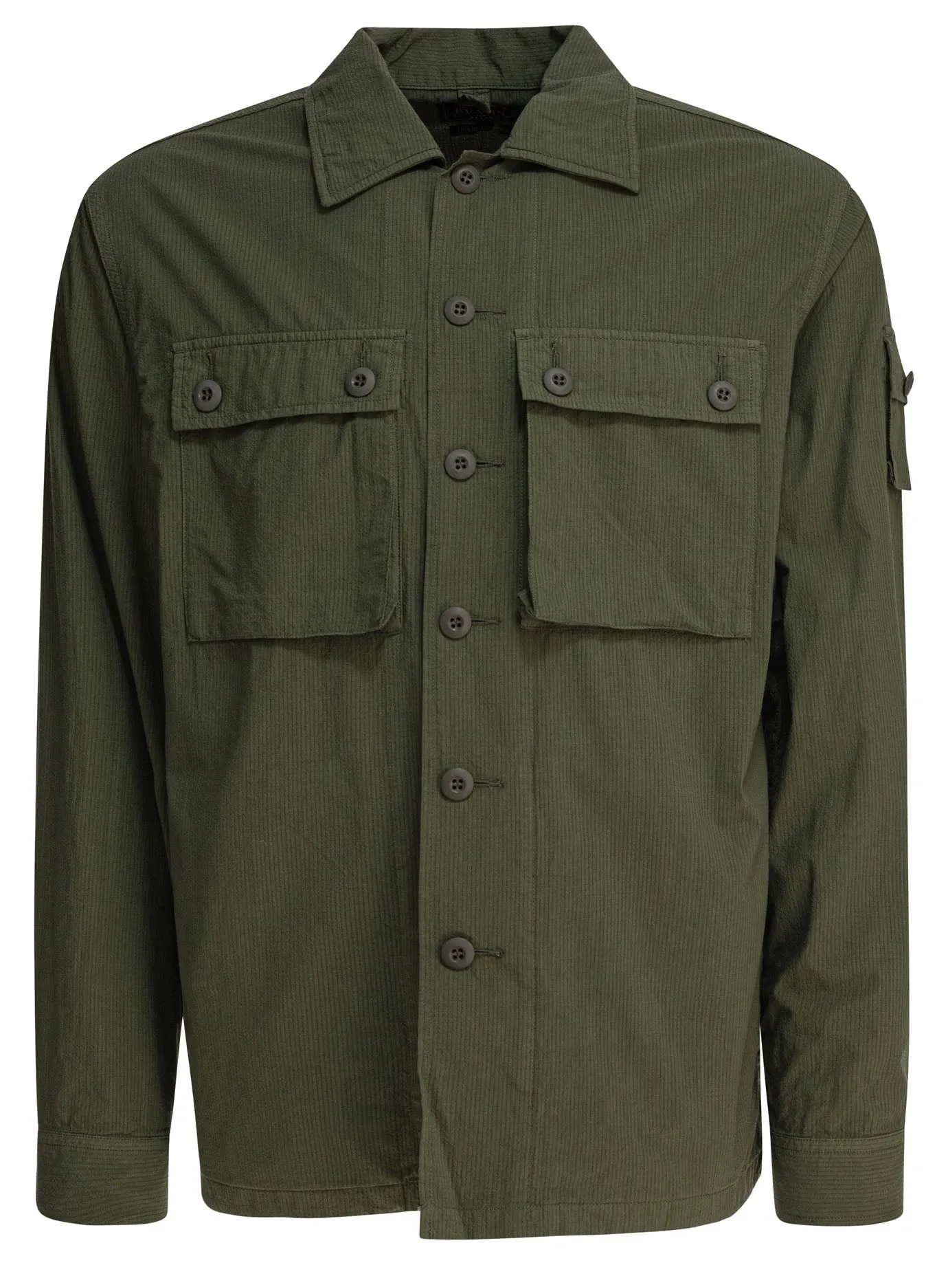 Mil Sht-Jac Jackets And Coats Green sold by Wanan Luxury