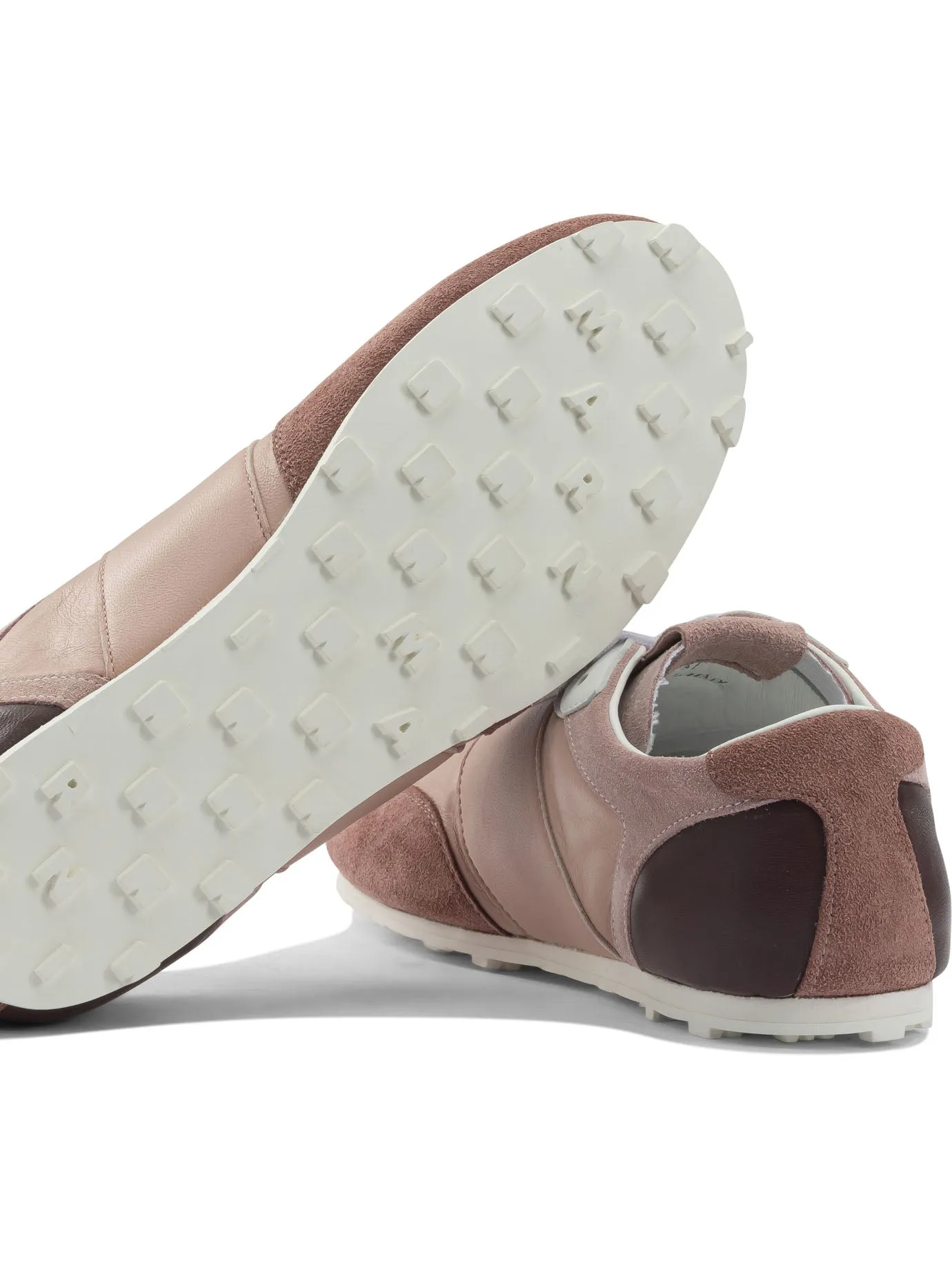 Leather Sneaker With Logo Sneakers & Slip-On Pink sold by Wanan Luxury product image thumbnail 5