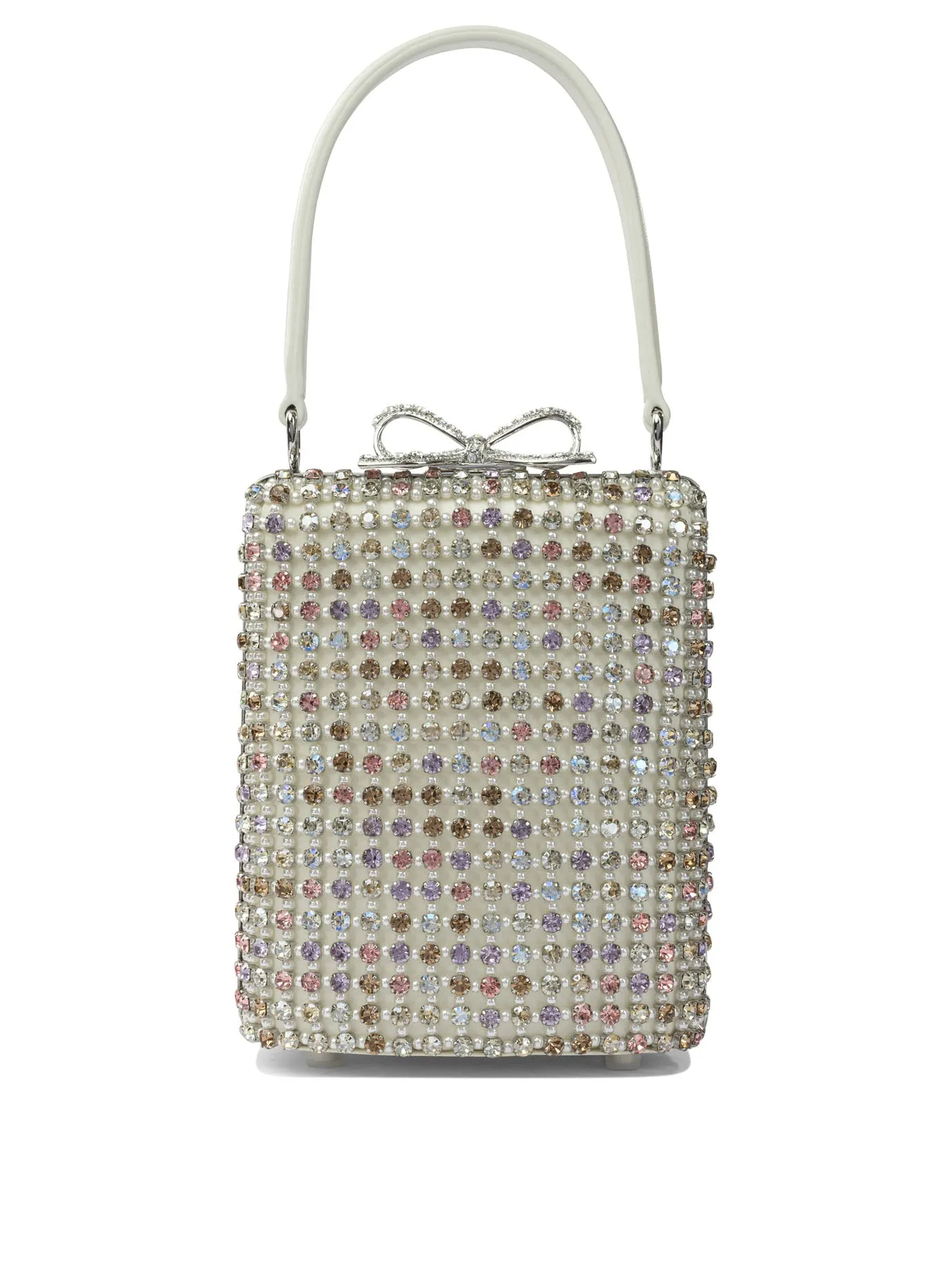 Mini Multi Crystal Handbag Handbags Silver sold by Wanan Luxury