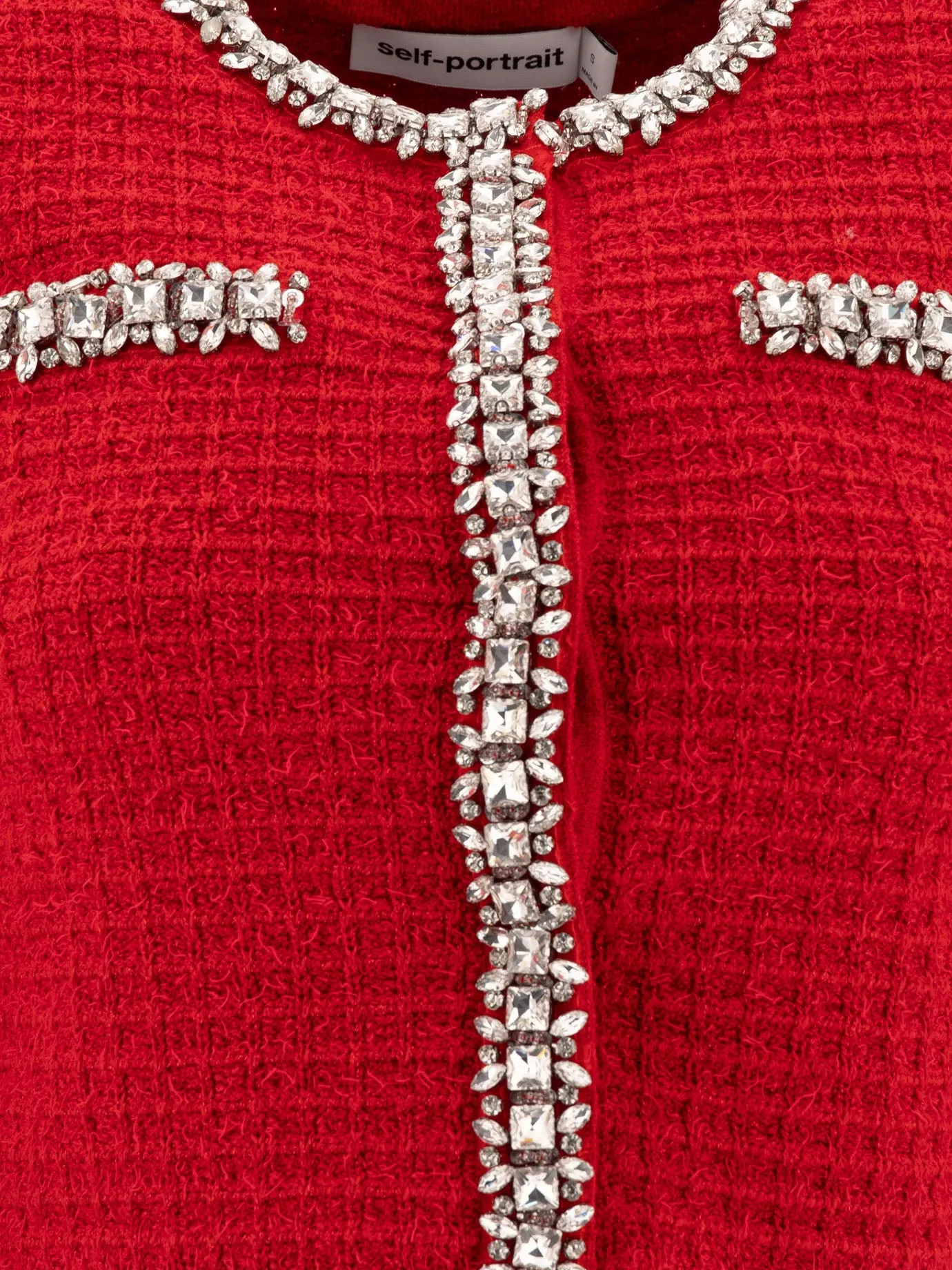 Cardigan With Crystals Knitwear Red sold by Wanan Luxury product image thumbnail 3