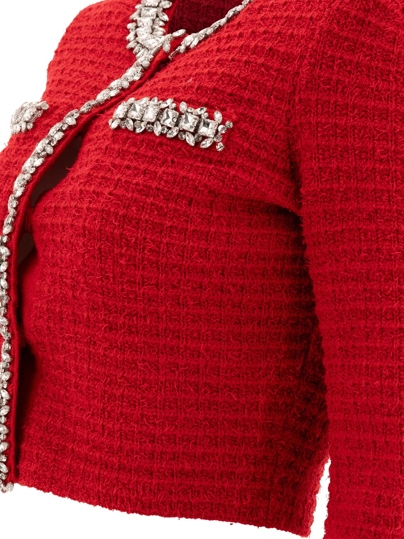 Cardigan With Crystals Knitwear Red sold by Wanan Luxury product image thumbnail 4