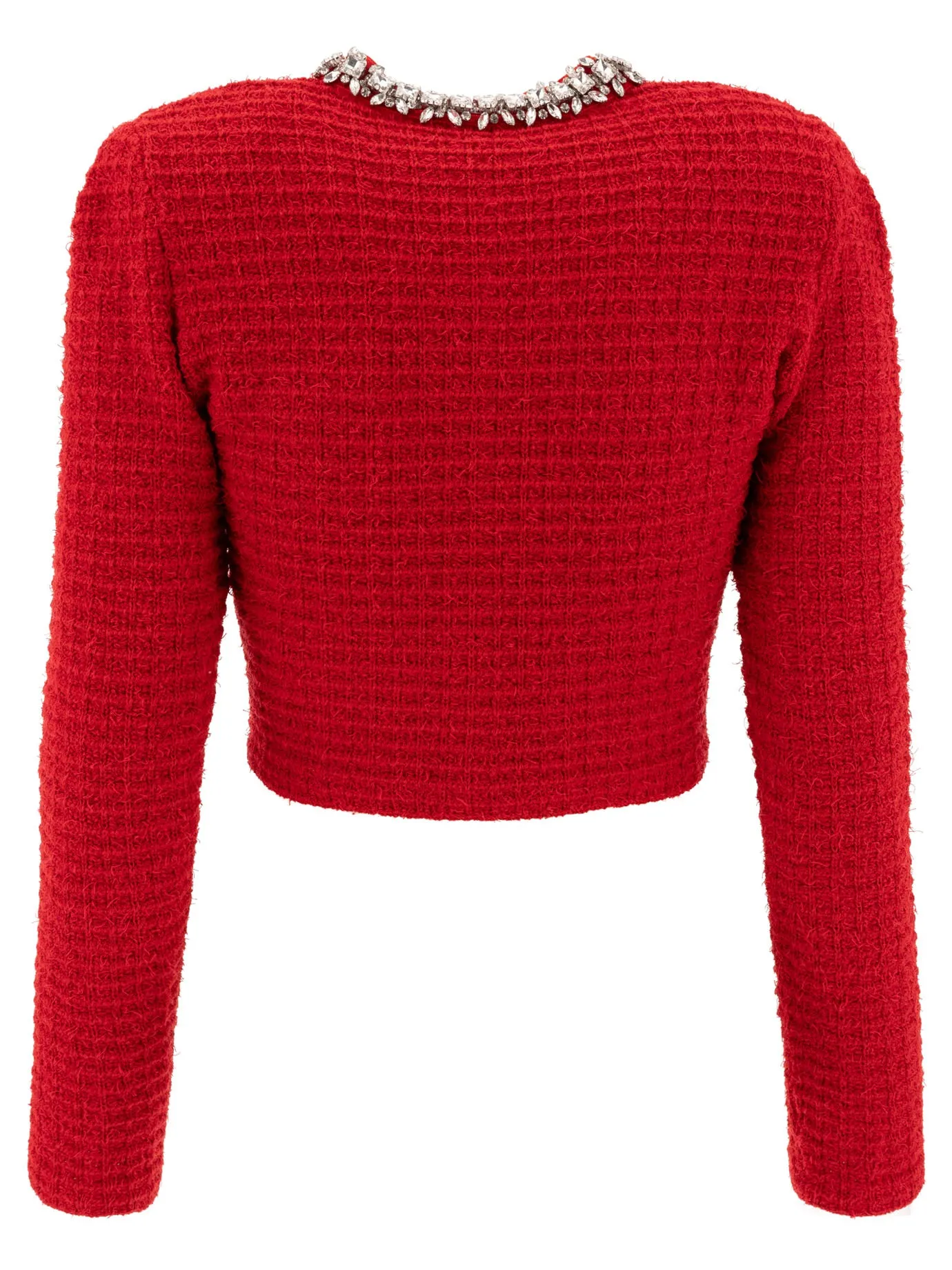 Cardigan With Crystals Knitwear Red sold by Wanan Luxury product image thumbnail 2