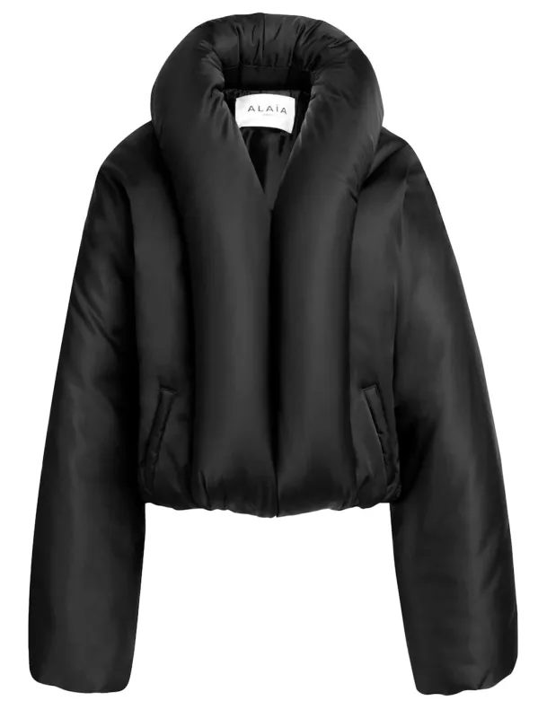 Taffeta Padded Bomber sold by Wanan Luxury