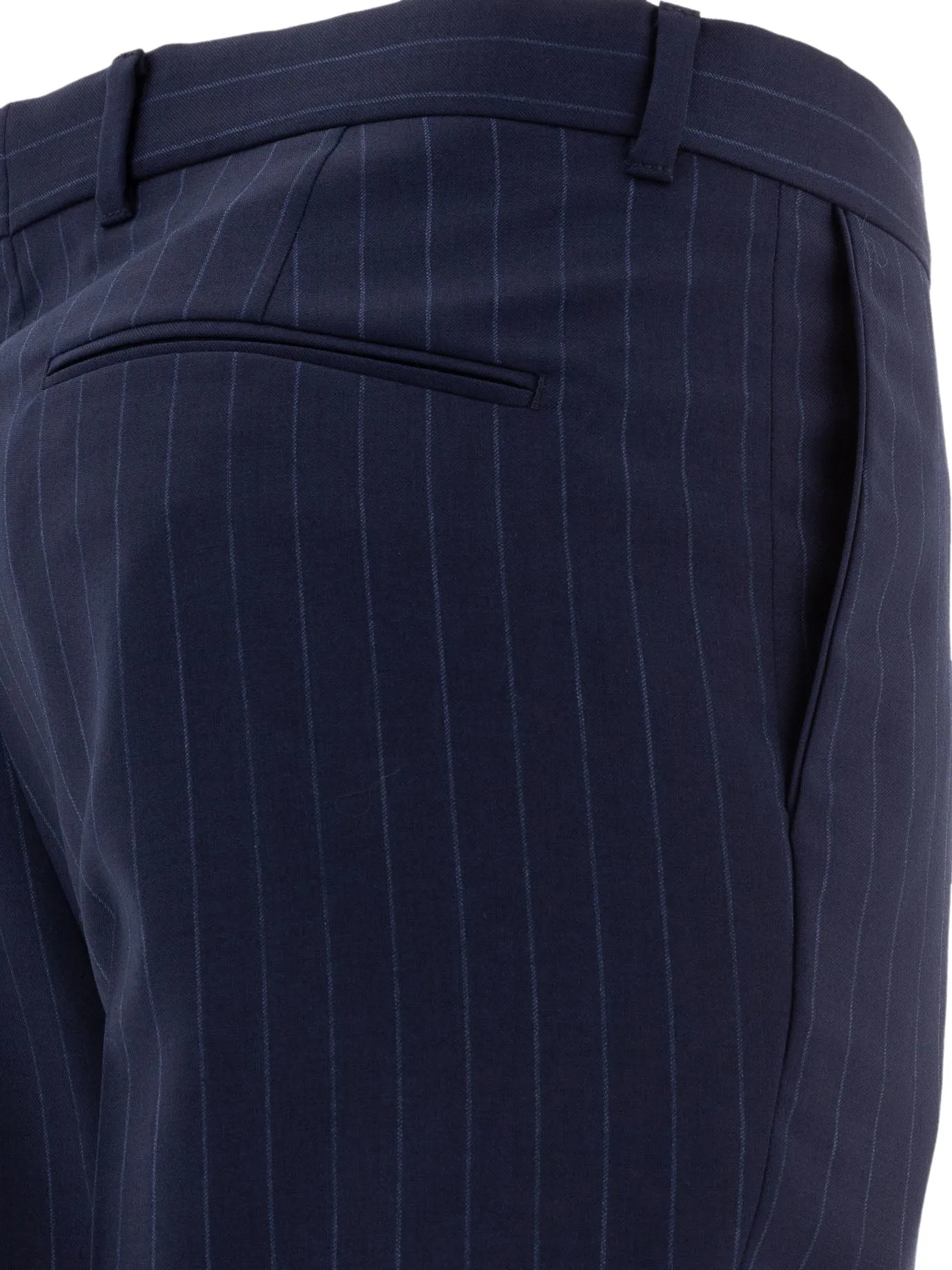 Pinstriped Tailored Trousers Blue sold by Wanan Luxury product image thumbnail 4