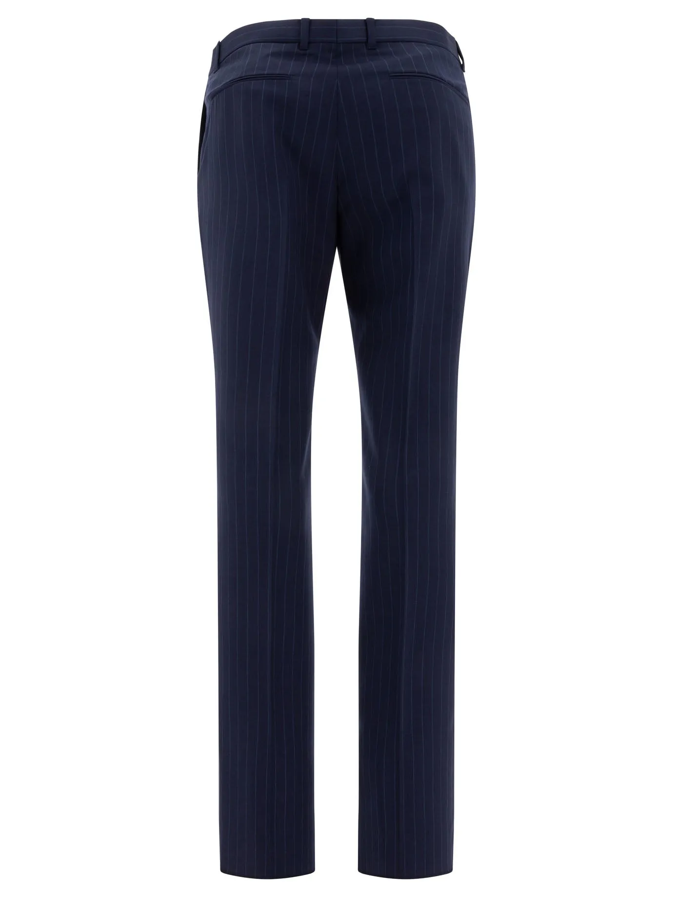 Pinstriped Tailored Trousers Blue sold by Wanan Luxury product image thumbnail 2