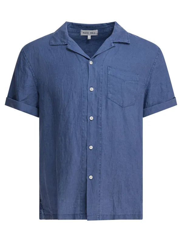 Camp Shirts Light Blue sold by Wanan Luxury