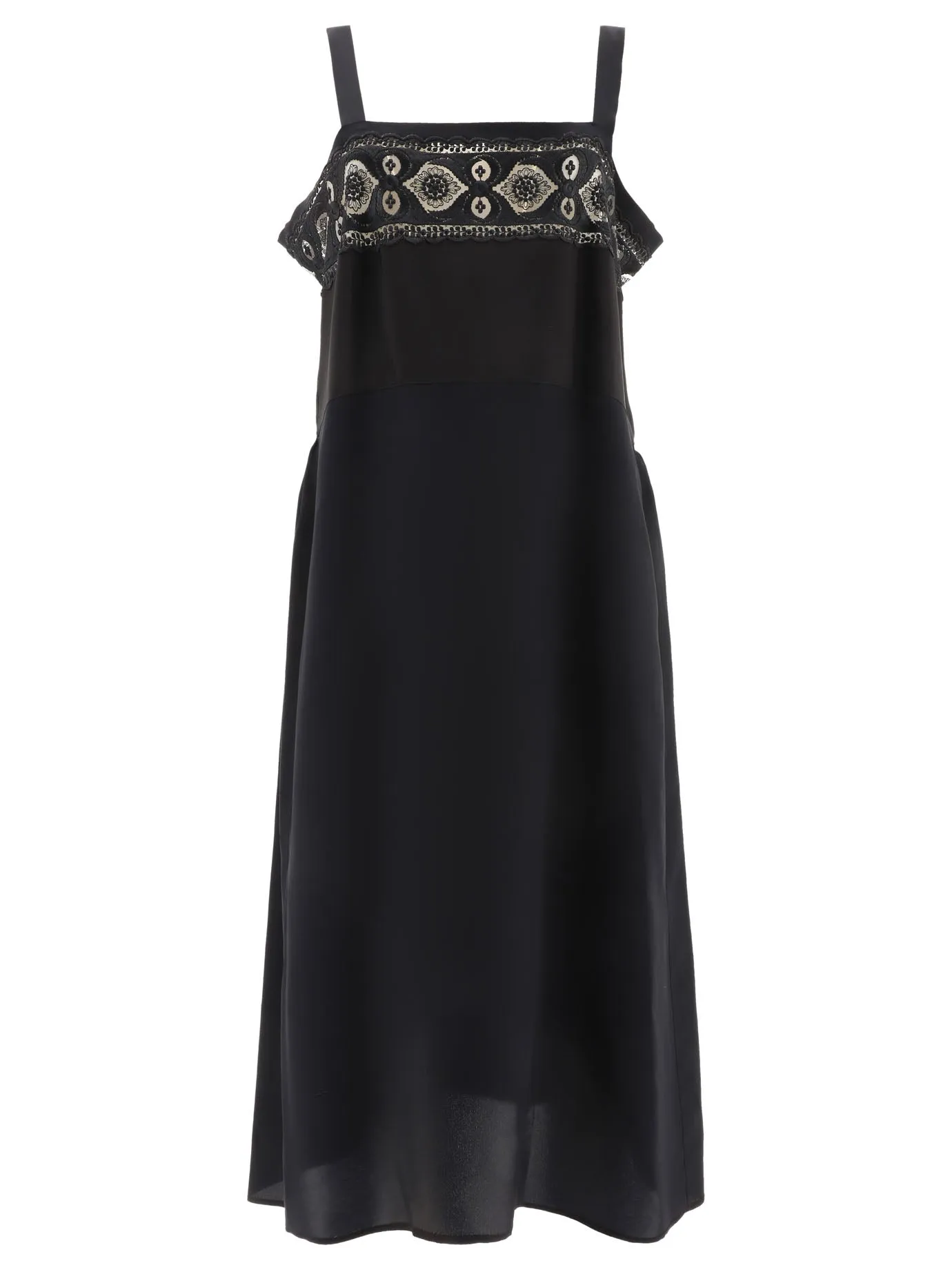 Embroidered Dress Dresses Black sold by Wanan Luxury