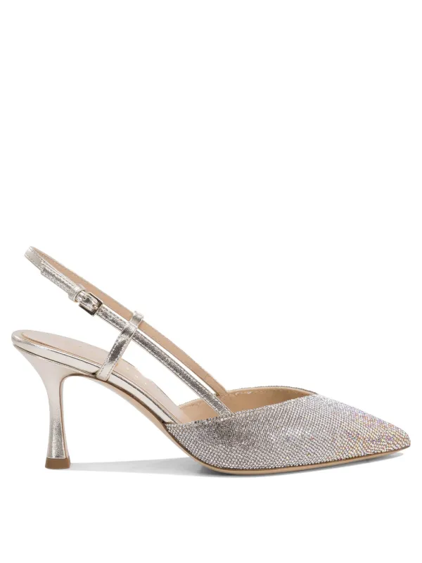 Heeled Shoes Gold sold by Wanan Luxury