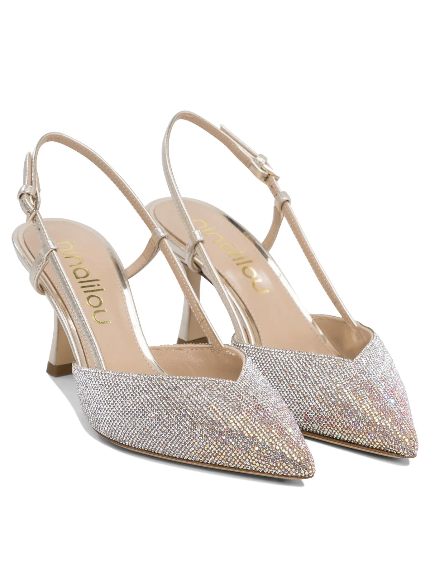 Heeled Shoes Gold sold by Wanan Luxury product image thumbnail 2