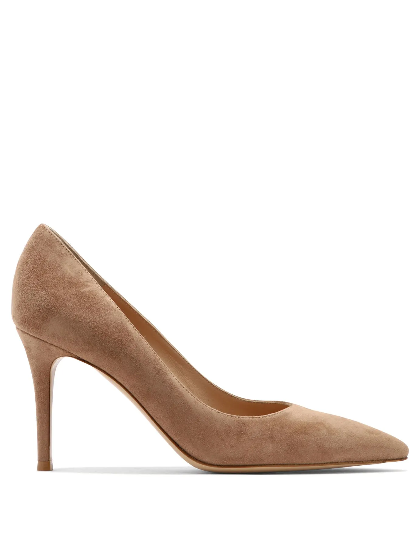 Gianvito 85 Mm Heeled Shoes Beige sold by Wanan Luxury