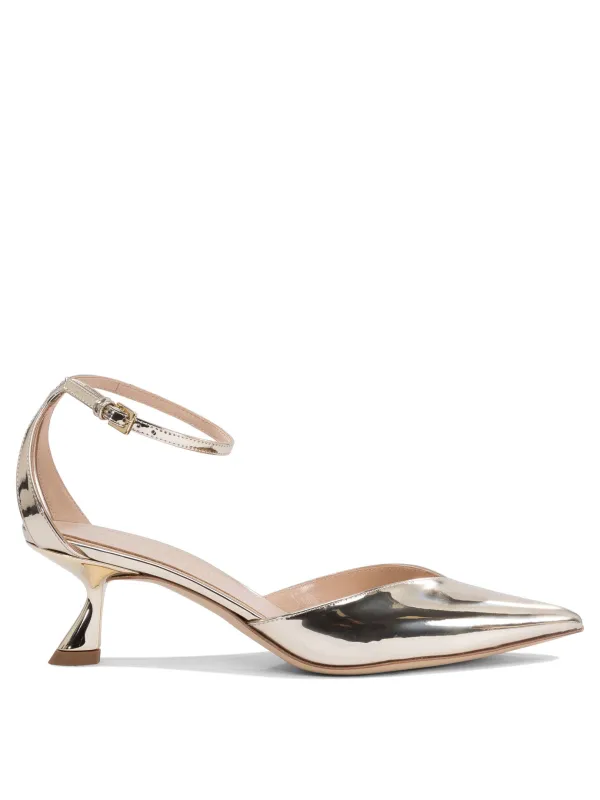 Heeled Shoes Gold sold by Wanan Luxury