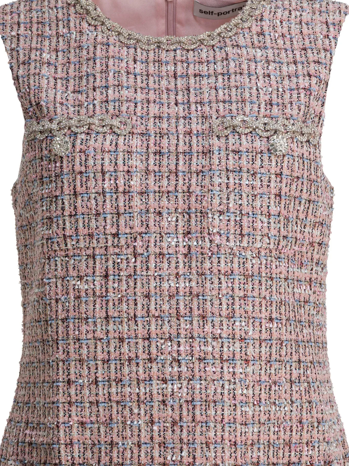 Short Boucle Dress Dresses Pink sold by Wanan Luxury product image thumbnail 3